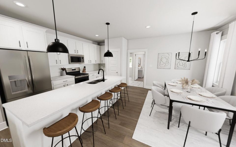 Kitchen with Yin & Yang Interior Kitchen with Yin & Yang Interior