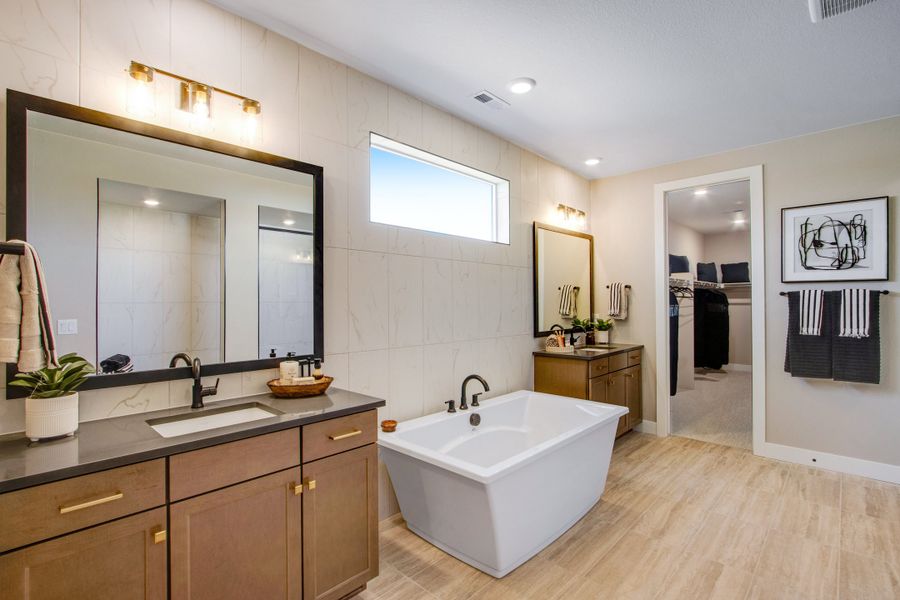 Representative furnished interior of a home built from the The Calloway by Tri Pointe Homes in Cordovan, Firestone (Image 29). Representative furnished interior of a home built from the The Calloway by Tri Pointe Homes in Cordovan, Firestone (Image 29).
