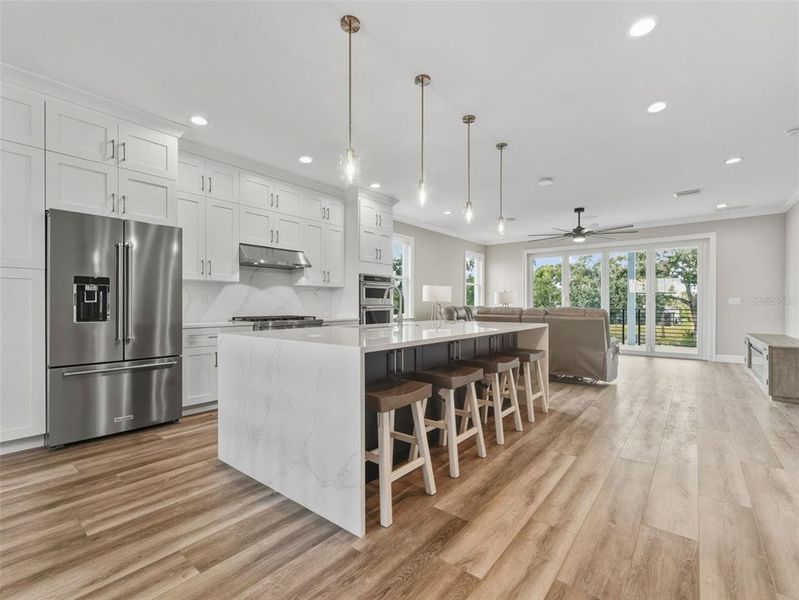 Furnished interior view inside a new home in , Tampa (Image 7). Furnished interior view inside a new home in , Tampa (Image 7).