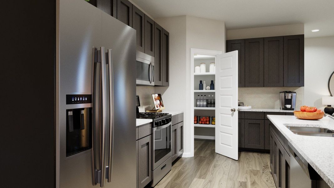 Representative furnished interior of a home built from the The Darwin by Legend Homes in Ridgeland Hills, Willis (Image 10).