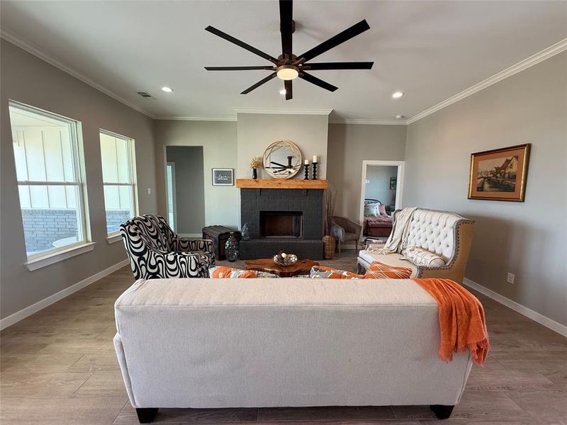 Furnished interior view inside a new home in , Weatherford (Image 14).