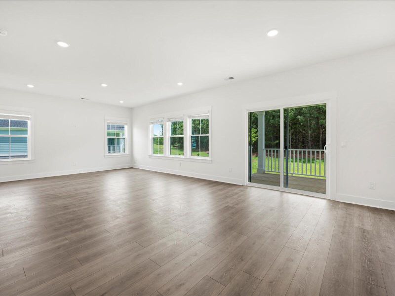Spacious, unfurnished interior of a new home in The Coves at Lakes of Cane Bay, Summerville (Image 17). Spacious, unfurnished interior of a new home in The Coves at Lakes of Cane Bay, Summerville (Image 17).