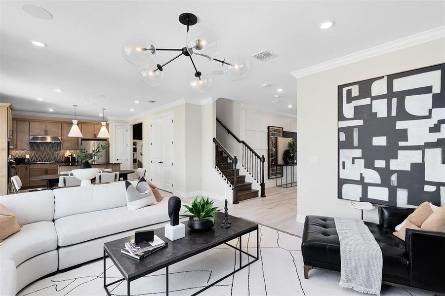 Furnished interior view inside a new home in Winter Grove, Winter Garden (Image 34).