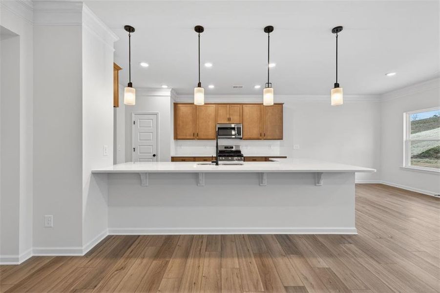 Furnished interior view inside a new home in Jones Ridge, Dallas (Image 18).