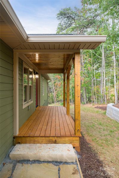 Exterior details and patio area of a home in , Mars Hill (Image 4).