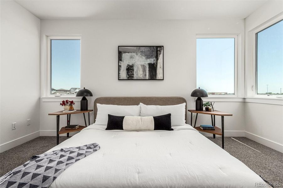 Furnished interior view inside a new home in West Grange, Longmont (Image 13).