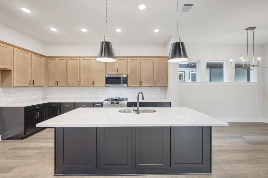 Furnished interior view inside a new home in Two Step Farm - Cottages Row Collection, Montgomery (Image 9).