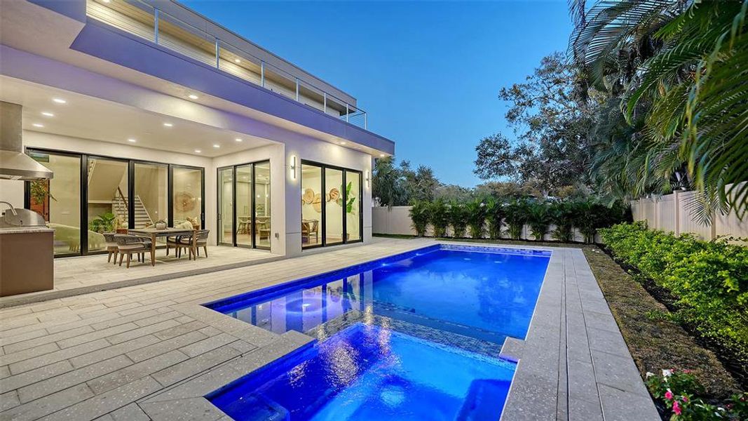 Exterior details and patio area of a home in , Sarasota (Image 32).