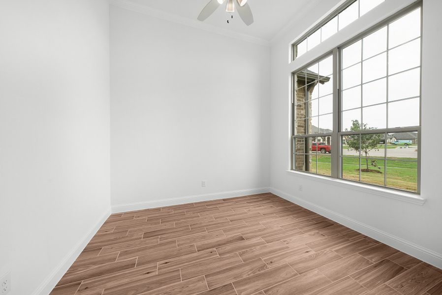Spacious, unfurnished interior of a new home in Creekview Farms, Greenville (Image 27). Spacious, unfurnished interior of a new home in Creekview Farms, Greenville (Image 27).