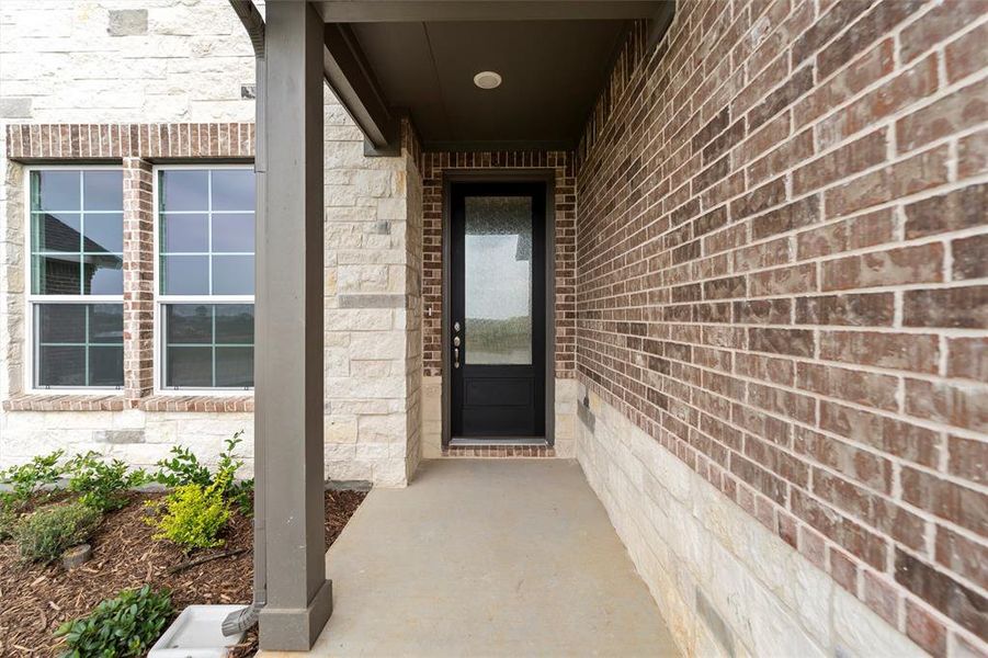 Exterior details and patio area of a home in Liberty Pointe, Gainesville (Image 22). Exterior details and patio area of a home in Liberty Pointe, Gainesville (Image 22).