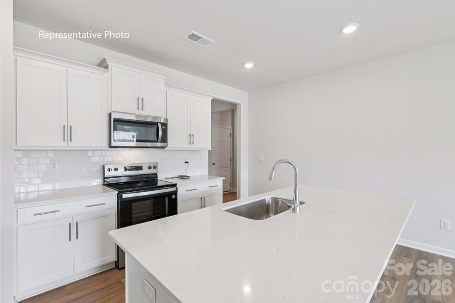 Furnished interior view inside a new home in Secrest Commons, Monroe (Image 5).