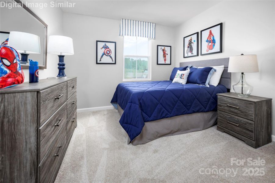 Furnished interior view inside a new home in , Charlotte (Image 16). Furnished interior view inside a new home in , Charlotte (Image 16).