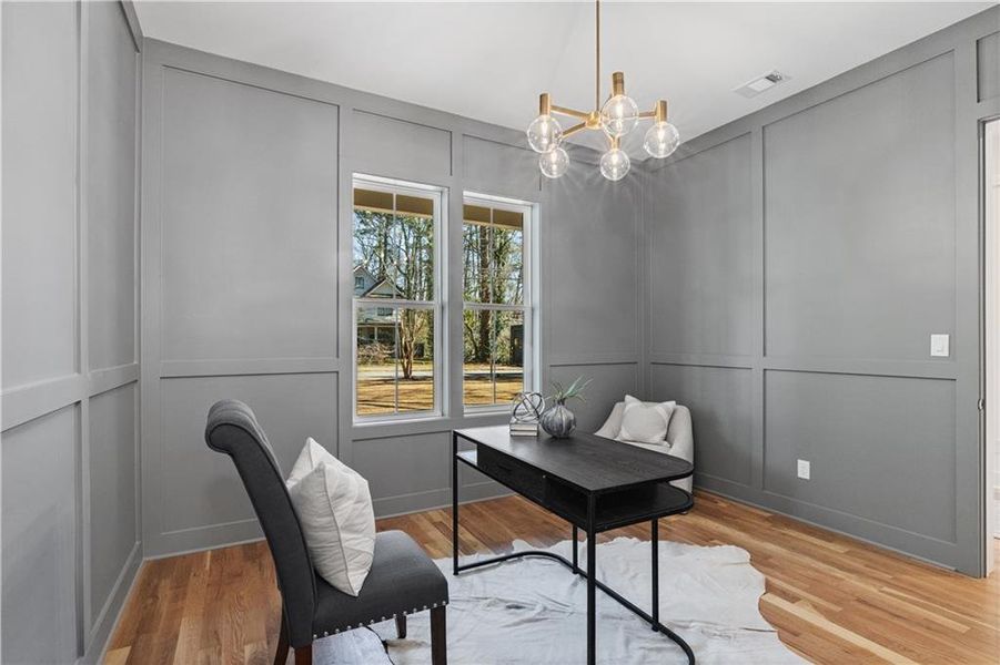 Furnished interior view inside a new home in , Decatur (Image 32).