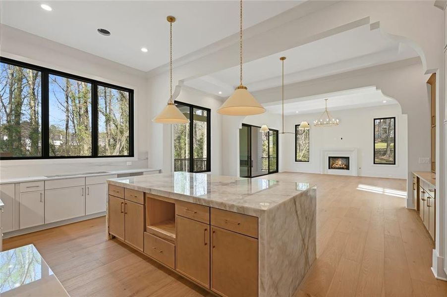 Furnished interior view inside a new home in , Alpharetta (Image 6).