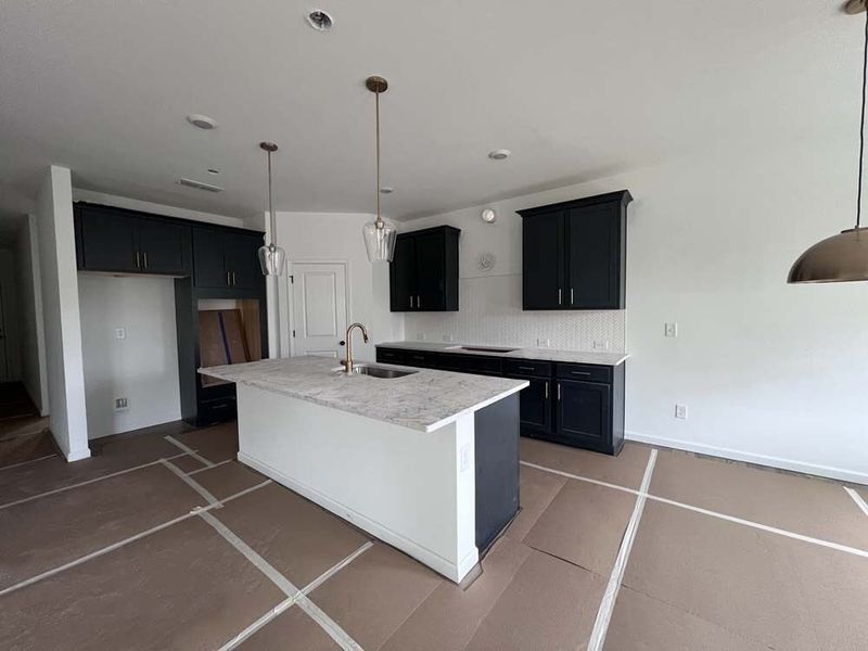 Kitchen featuring Artisan Collection Finishes Construction Progress