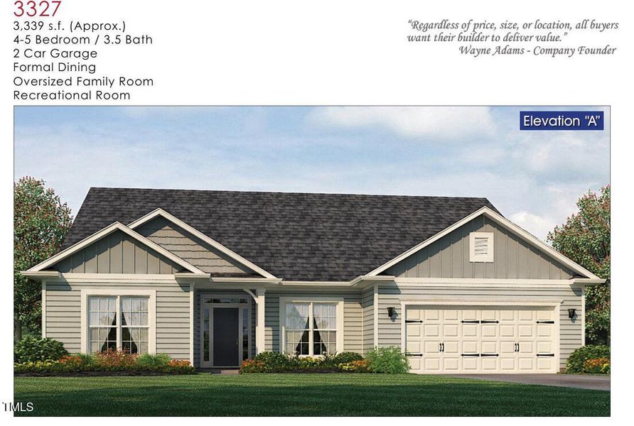 3327-elevation A 3327-elevation A