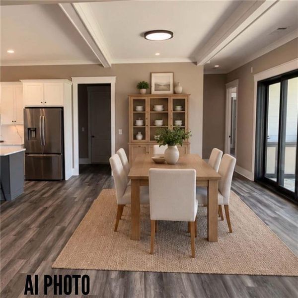 Furnished interior view inside a new home in , Cumming (Image 31).