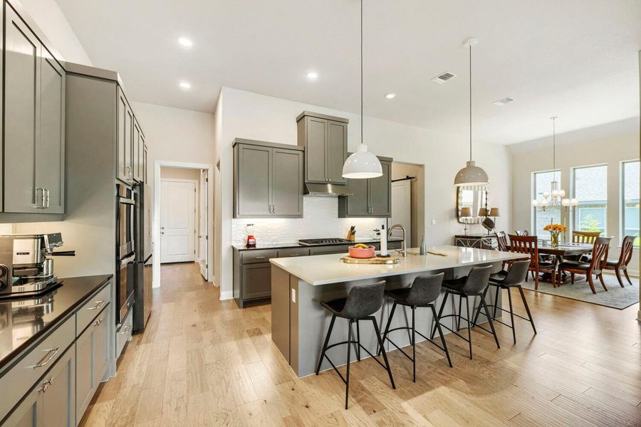 Furnished interior view inside a new home in , Dripping Springs (Image 26).