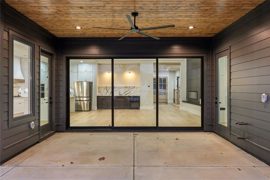 Exterior details and patio area of a home in , Auburn (Image 4).