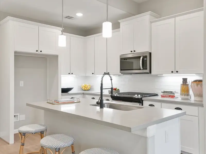 Furnished interior view inside a new home in , Houston (Image 6). Furnished interior view inside a new home in , Houston (Image 6).