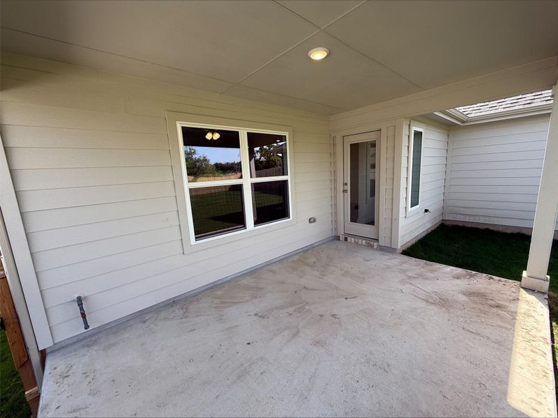 Exterior details and patio area of a home in Carillon, Manor (Image 2). Exterior details and patio area of a home in Carillon, Manor (Image 2).