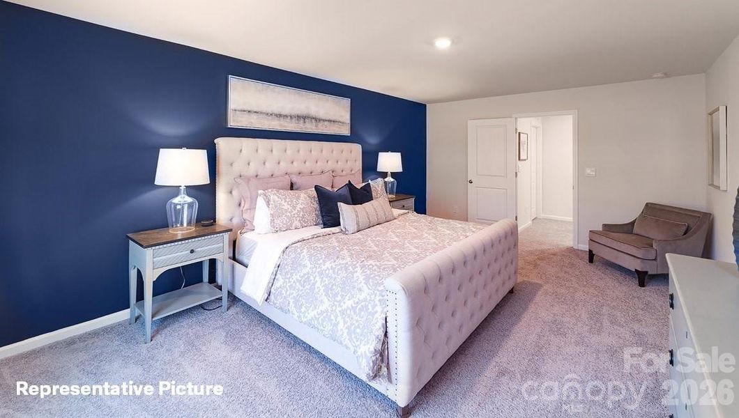 Furnished interior view inside a new home in Villages of Maiden, Maiden (Image 24).