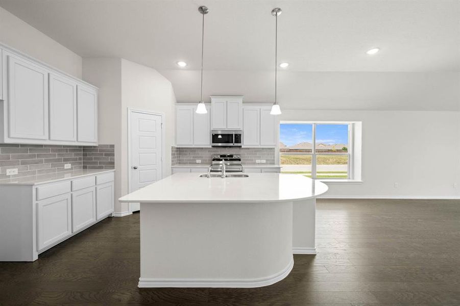 Furnished interior view inside a new home in Summer Crest, Crowley (Image 14).
