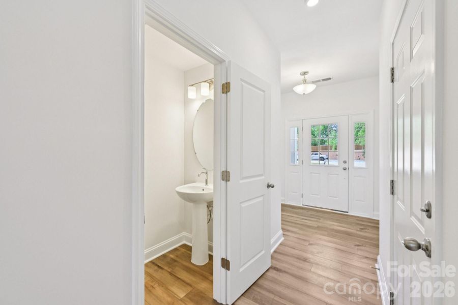 Entry & Powder Room - Digital Representation.