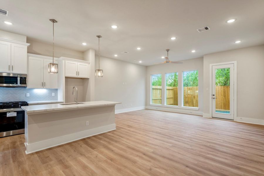 Furnished interior view inside a new home in , Houston (Image 14). Furnished interior view inside a new home in , Houston (Image 14).