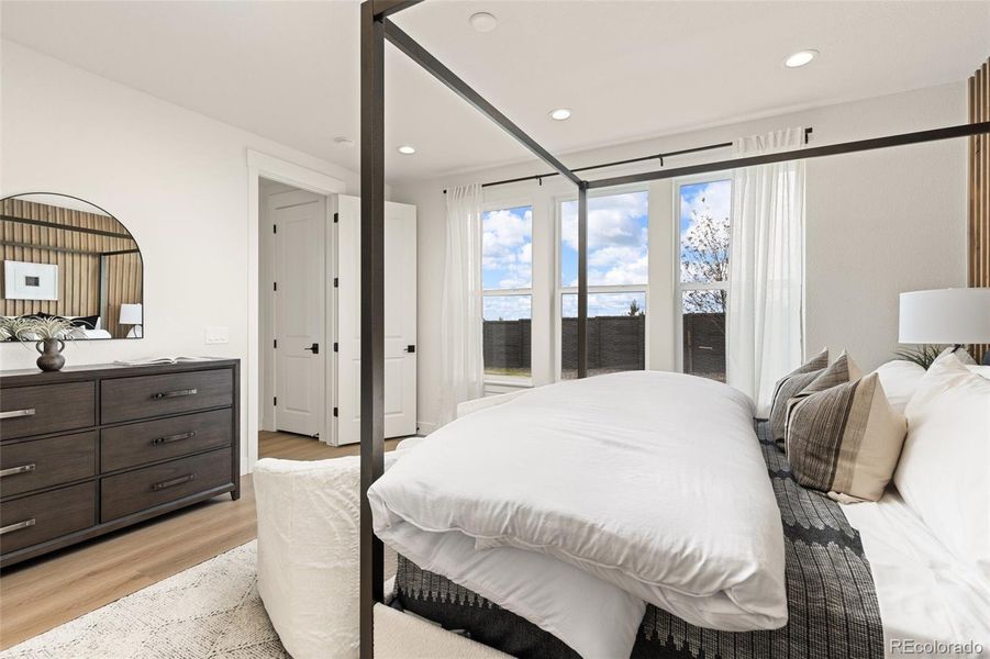 Furnished interior view inside a new home in Sterling Ranch 50s, Colorado Springs (Image 28). Furnished interior view inside a new home in Sterling Ranch 50s, Colorado Springs (Image 28).