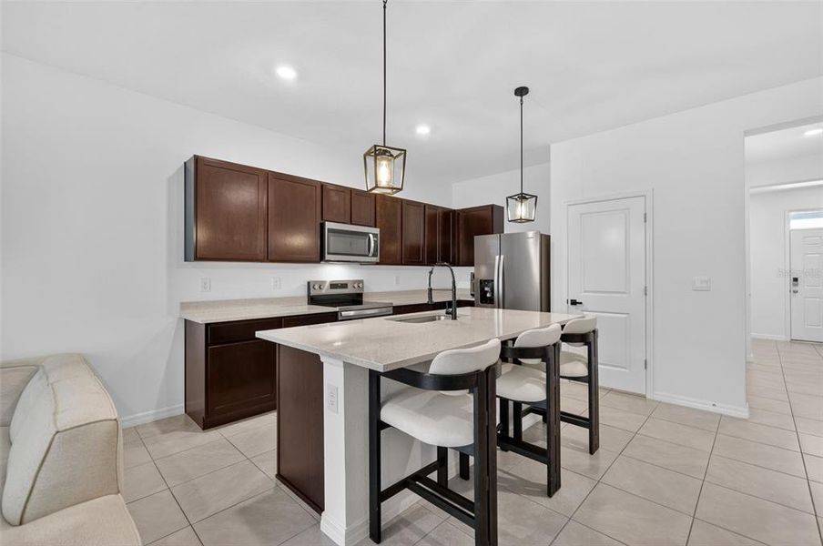 Furnished interior view inside a new home in Mangrove Point, Apollo Beach (Image 8).