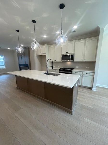 Furnished interior view inside a new home in Townes at South Main, Kennesaw (Image 10). Furnished interior view inside a new home in Townes at South Main, Kennesaw (Image 10).