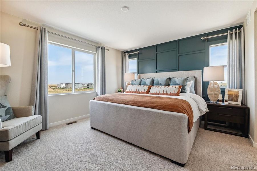 Furnished interior view inside a new home in Spring Valley Ranch, Elizabeth (Image 27).