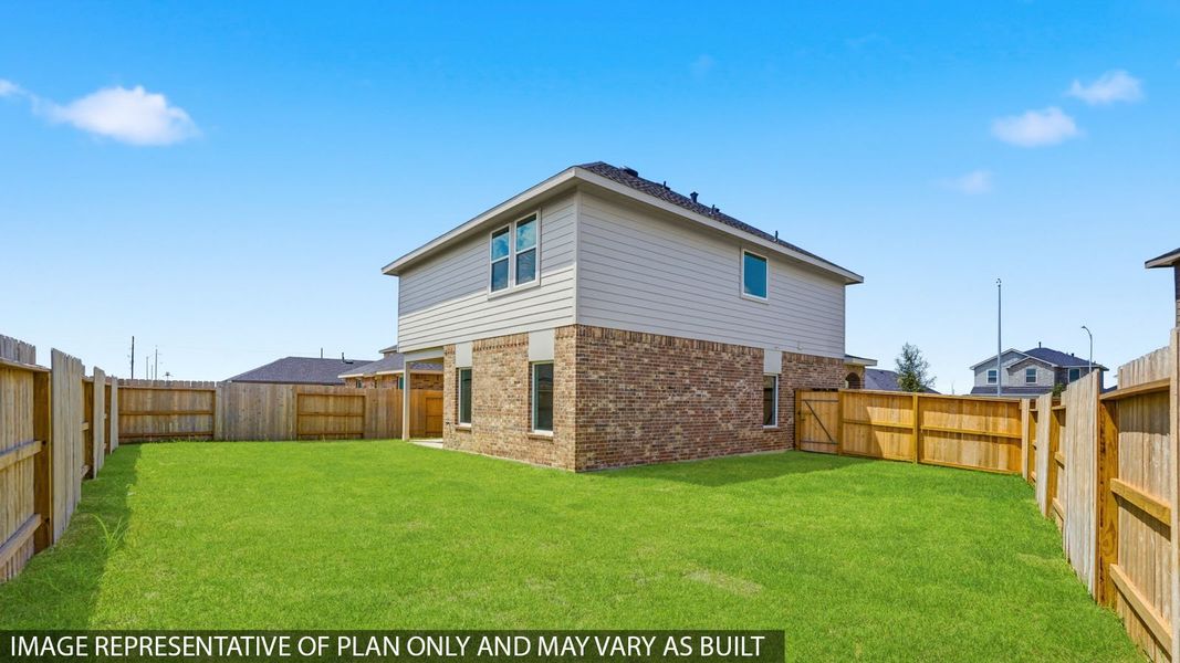 Exterior details and patio area of a home in Sunterra, Katy (Image 3).