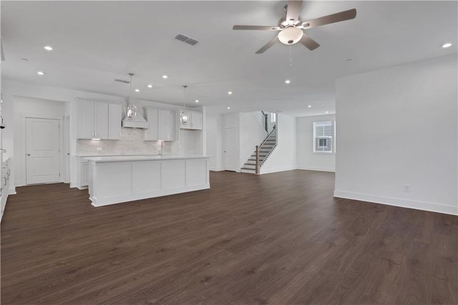 Spacious, unfurnished interior of a new home in Wisteria at GreenHouse, Marietta (Image 15). Spacious, unfurnished interior of a new home in Wisteria at GreenHouse, Marietta (Image 15).