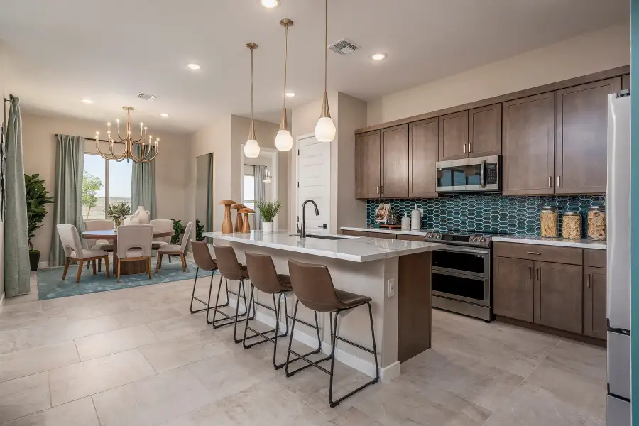 Representative furnished interior of a home built from the Pastora by Risewell Homes in Wildera, San Tan Valley (Image 7).