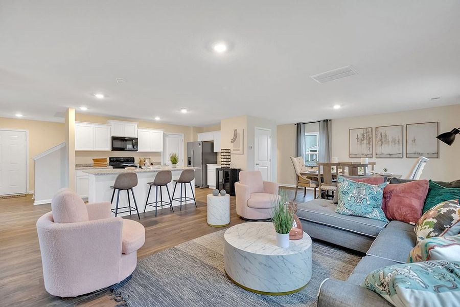 Representative furnished interior of a home built from the Elston by D.R. Horton in Johnson Farms, Greeneville (Image 7).