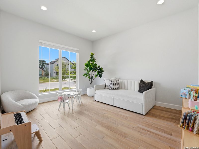 Furnished interior view inside a new home in Corley Farms, Boerne (Image 30). Furnished interior view inside a new home in Corley Farms, Boerne (Image 30).