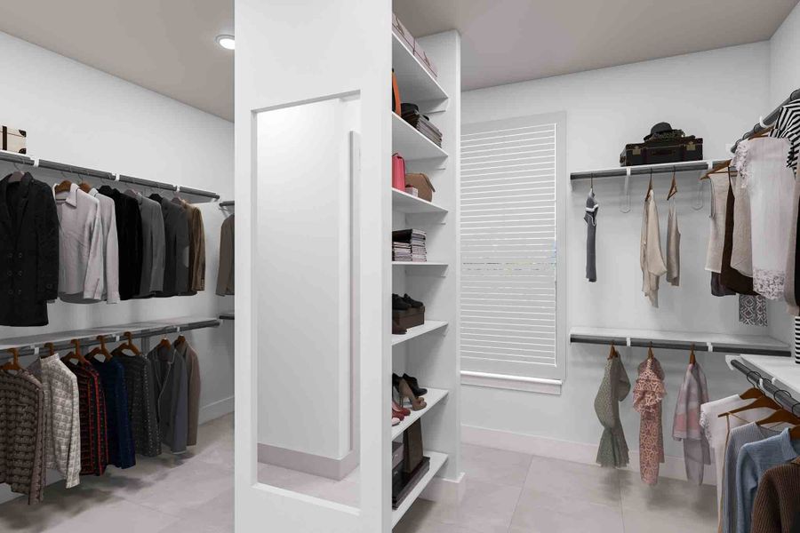 Furnished interior view inside a new home in Woodson’s Reserve 80′, Spring (Image 13).