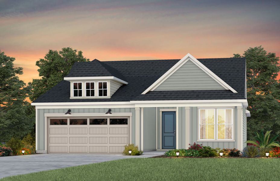 Representative exterior photo of a completed home built from the Mystique by Pulte Homes in Forest Creek, Waxhaw, NC (Image 33).