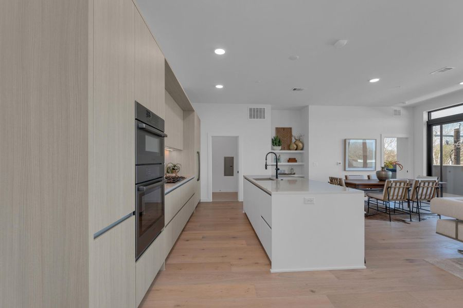 Furnished interior view inside a new home in One Oak, Austin (Image 32).