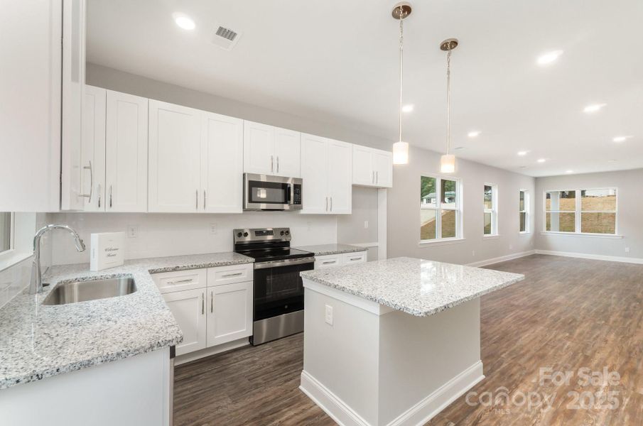 Furnished interior view inside a new home in , Gastonia (Image 2).