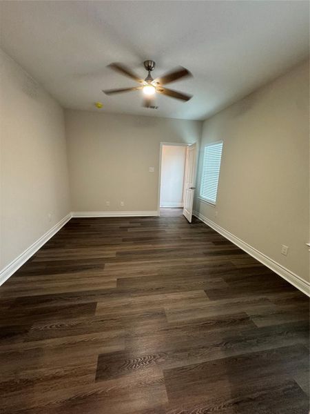 1 of 2 primary bedrooms in the home. This is 1st floor primary bedroom.