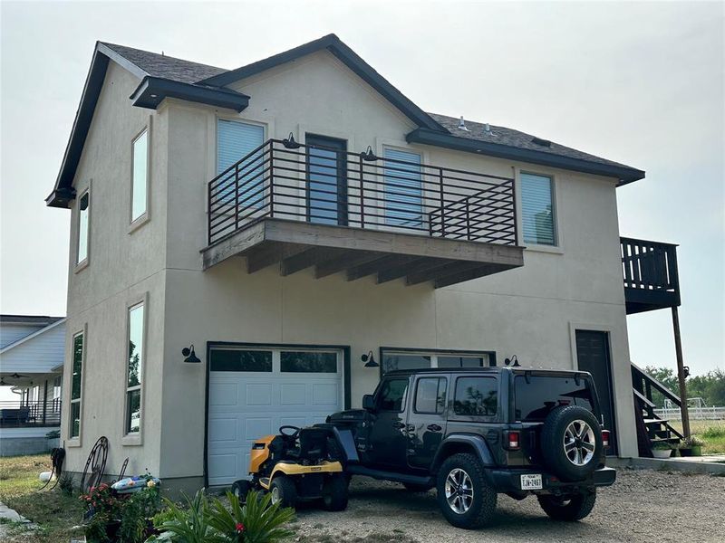 Guest home above the two car garage