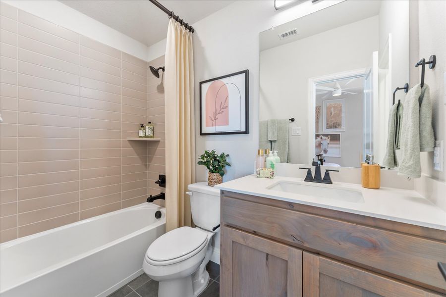 Furnished interior view inside a new home in Walton Ridge, Corinth (Image 24).