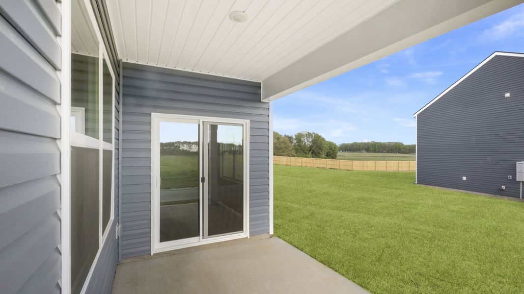 Exterior details and patio area of a home in Foxbank, Gray Court (Image 18). Exterior details and patio area of a home in Foxbank, Gray Court (Image 18).