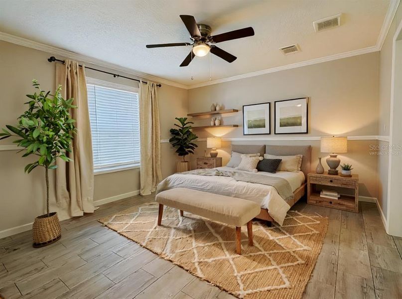 Furnished interior view inside a new home in , White Springs (Image 17).