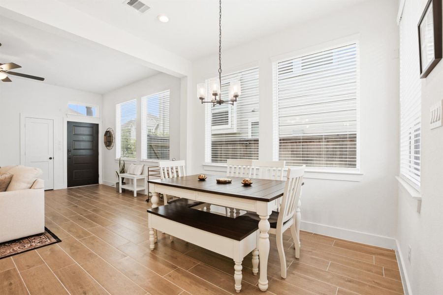 Furnished interior view inside a new home in , Cypress (Image 6).