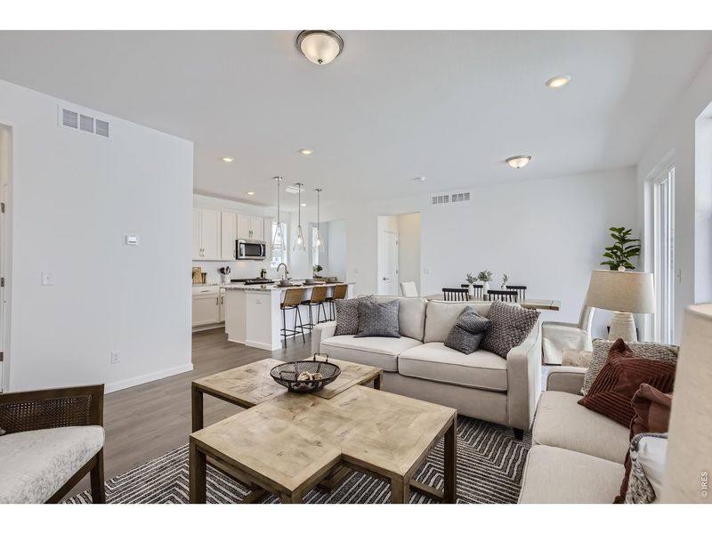 Furnished interior view inside a new home in Waterfield, Fort Collins (Image 4).