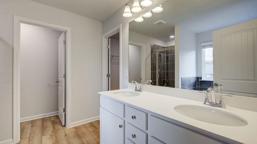 Representative furnished interior of a home built from the Reagan by DRB Homes in Westminster, Covington (Image 24).